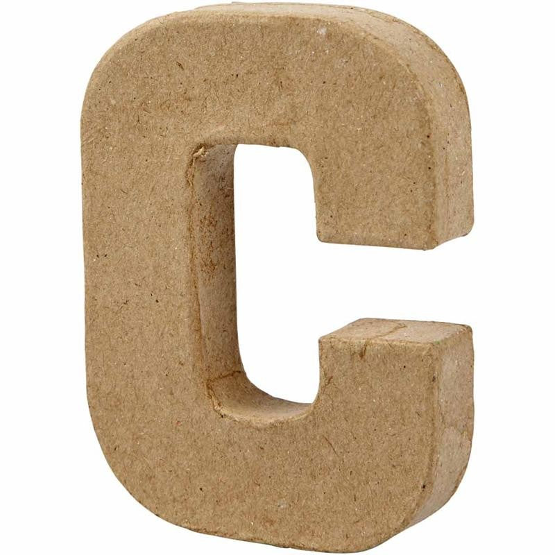 Letter, C, H: 10 cm, B: 7,5 cm, dikte 1,7 cm, 1 stuk [HOB-26641]