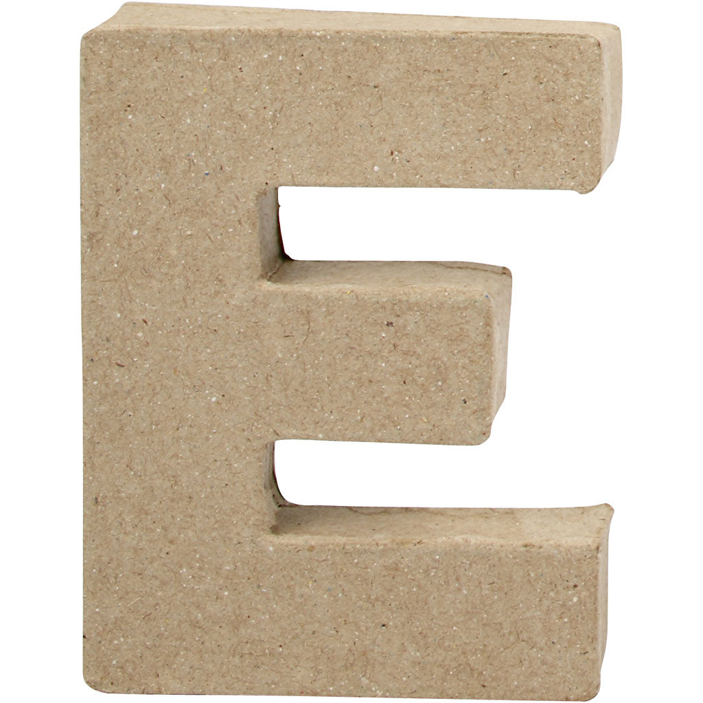 Letter, E, H: 10 cm, B: 7,5 cm, dikte 1,7 cm, 1 stuk [HOB-26643]
