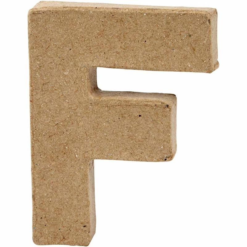 Letter, F, H: 10 cm, B: 7,6 cm, dikte 1,7 cm, 1 stuk [HOB-26644]