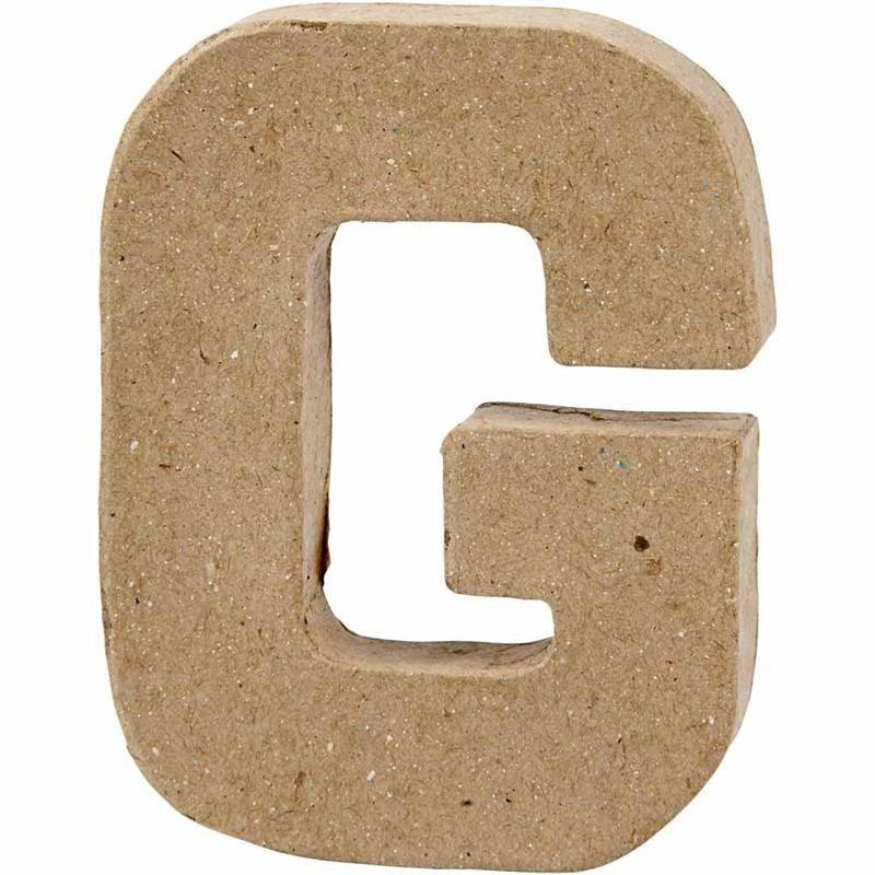 Letter, G, H: 10 cm, B: 7,7 cm, dikte 1,7 cm, 1 stuk [HOB-26645]