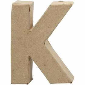 Letter, K, H: 10 cm, B: 7,7 cm, dikte 1,7 cm, 1 stuk [HOB-26649]
