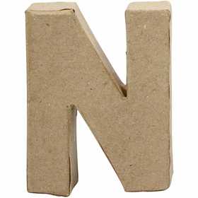 Letter, N, H: 10 cm, B: 7,8 cm, dikte 2 cm, 1 stuk [HOB-26652]