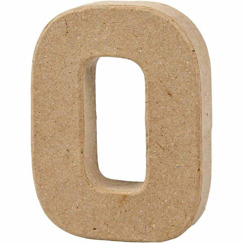 Letter, O, H: 10 cm, B: 7,8 cm, dikte 1,7 cm, 1 stuk [HOB-26653]