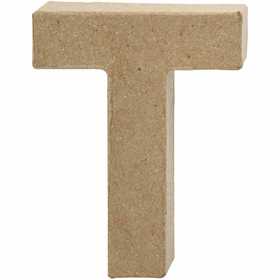Letter, T, H: 10 cm, B: 7,8 cm, dikte 1,7 cm, 1 stuk [HOB-26658]