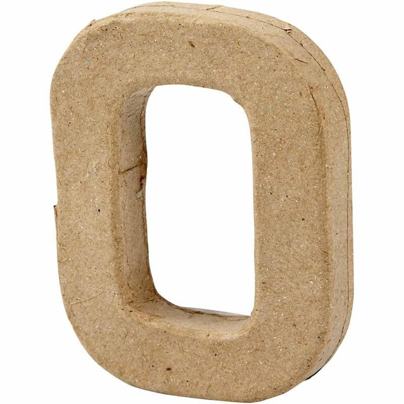 Cijfer, 0, H: 10 cm, B: 8 cm, dikte 2 cm, 1 stuk [HOB-26677]