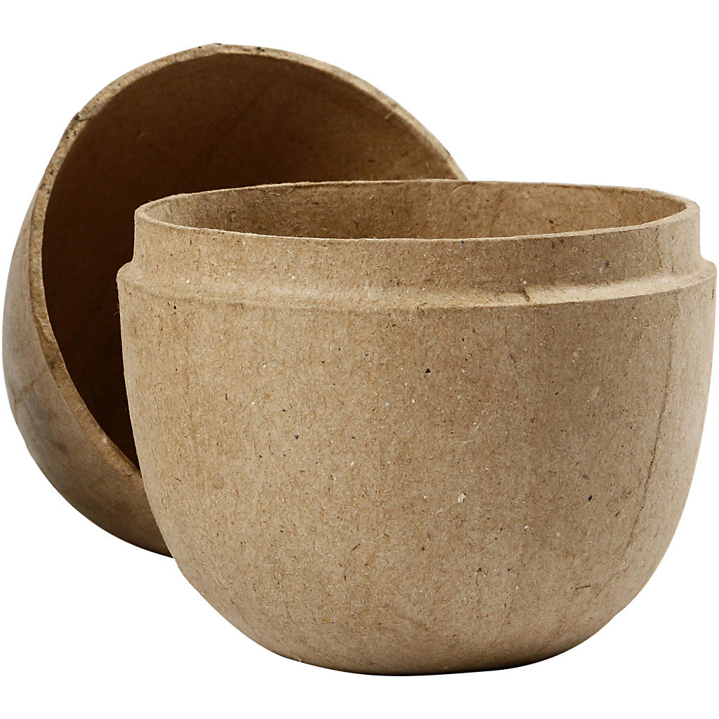 2-delig ei, H: 12 cm, d 9 cm, 1 stuk [HOB-267350]