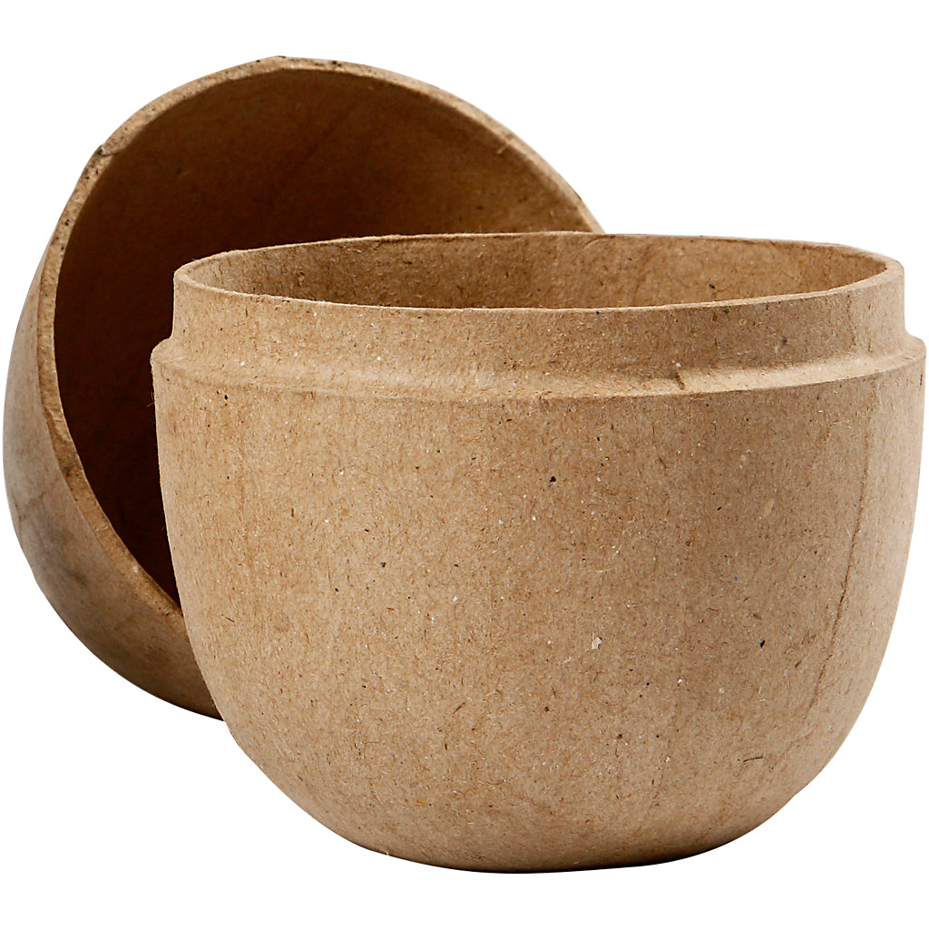 2-delig Ei, H: 12 cm, d: 9 cm, 1 stuk [HOB267350]