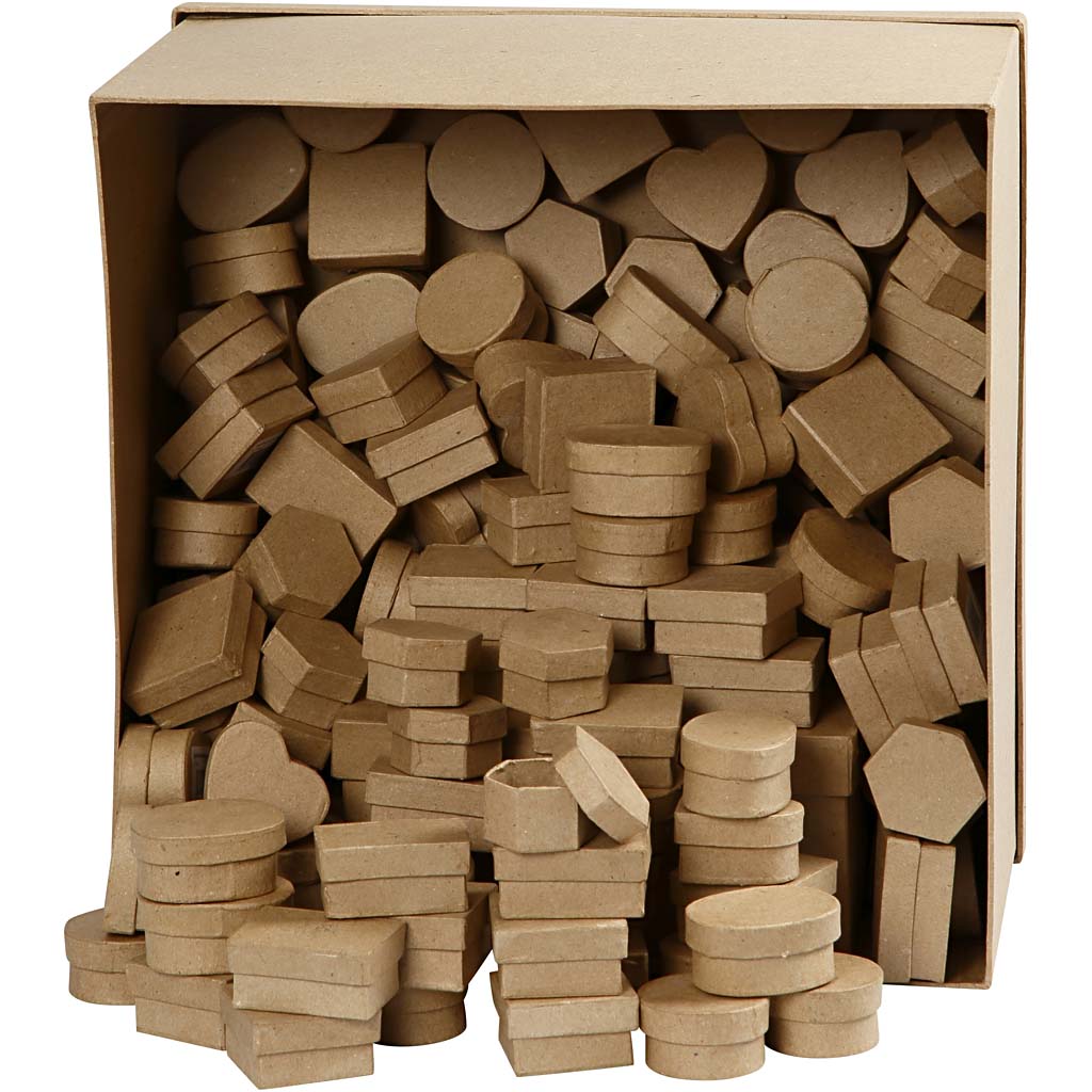 Mini dozen, H: 3 cm, d 4-6 cm, 144 stuk/ 1 doos [HOB-26800]