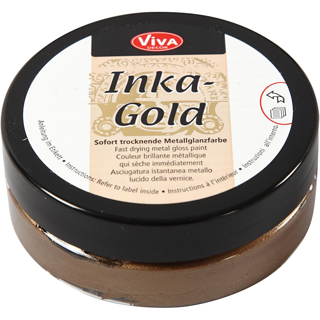 Inka-Gold, brown gold, 50 ml/ 1 Doosje [HOB-26926]