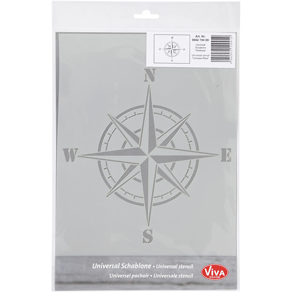 Flexibel sjabloon, kompas, A4, vel 210x297 mm, 1 stuk [HOB-26980]