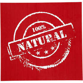 Screen stencil, 100% natural, vel 20x22 cm, 1 vel [HOB-27056]