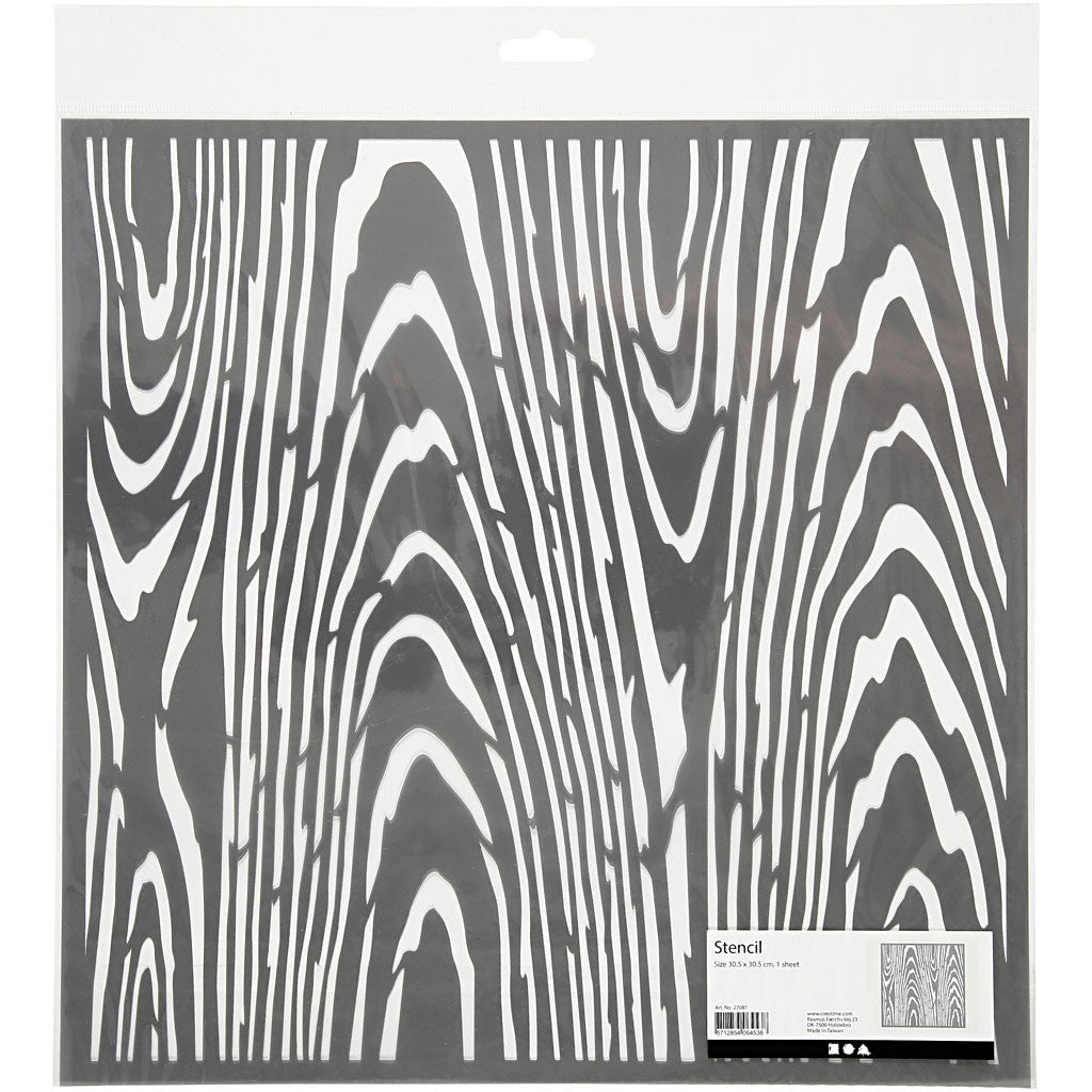 Sjabloon, boom, afm 30,5x30,5 cm, dikte 0,31 mm, 1 vel [HOB-27087]