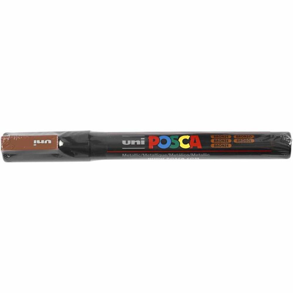 Posca Marker, afm PC-3M, lijndikte 0,9-1,3 mm, fijn, brons, 1 stuk [HOB-274820]