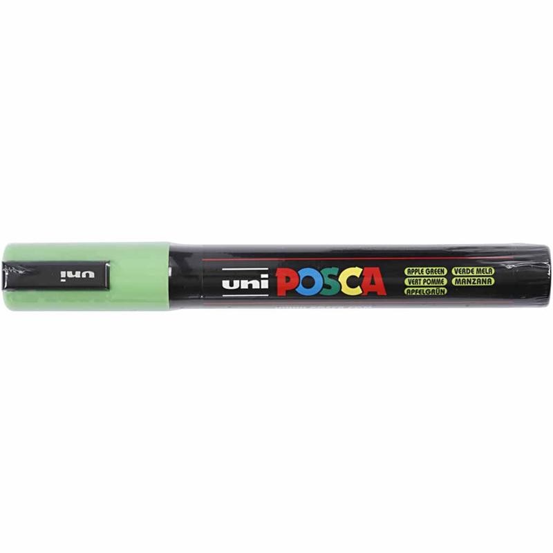 Posca Marker, afm PC-5M, lijndikte 2,5 mm, medium, apple Green, 1 stuk [HOB-276043]