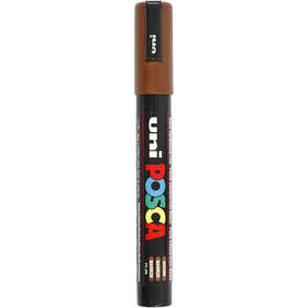 Posca Marker, afm PC-5M, lijndikte 2,5 mm, medium, bruin, 1 stuk [HOB-276045]