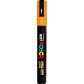 Posca Marker, afm PC-5M, lijndikte 2,5 mm, medium, oranje, 1 stuk [HOB-276054]