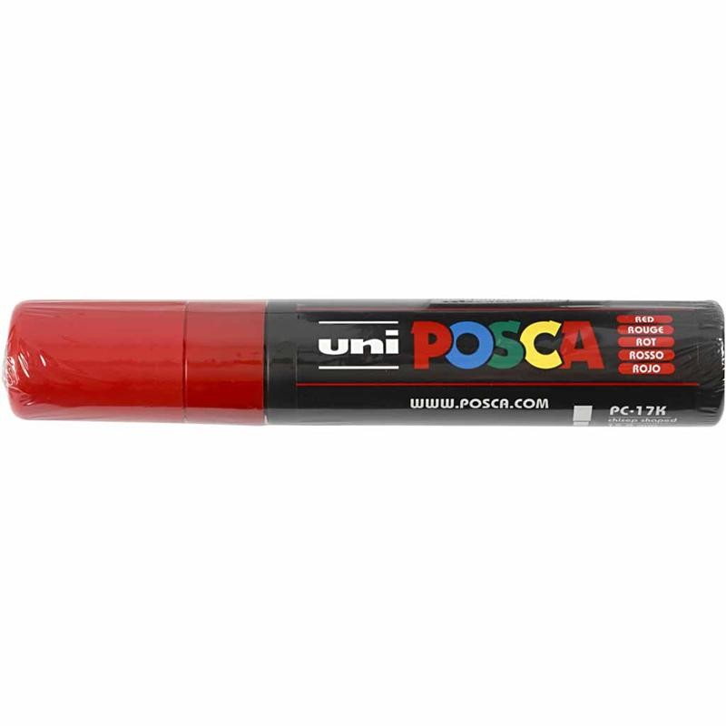 Posca Marker, afm PC-17K, lijndikte 15 mm, extra breed, rood, 1 stuk [HOB-279040]