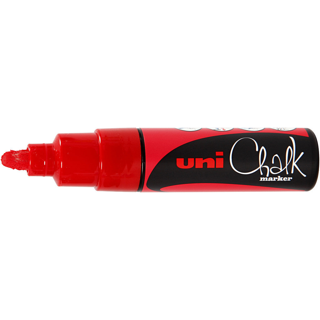 Chalk Marker, lijndikte 8 mm, rood, 1 stuk [HOB-279940]