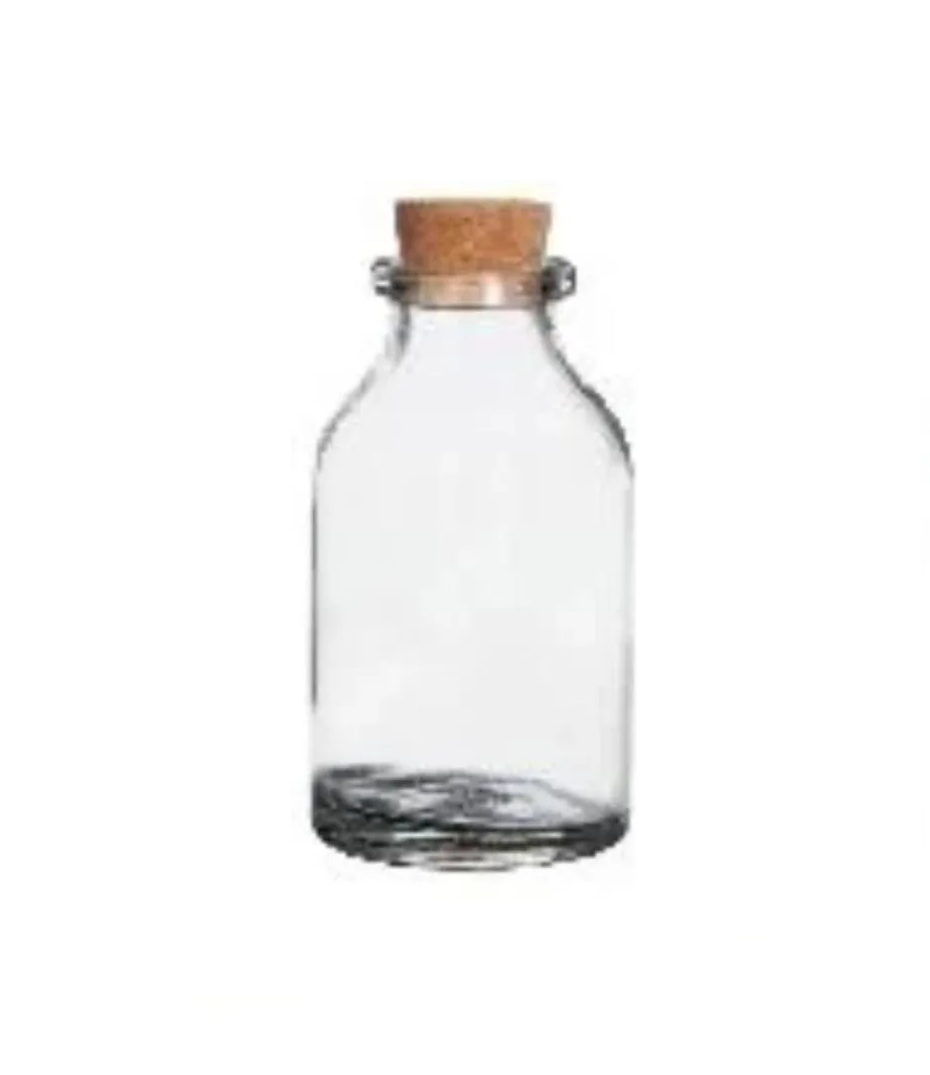 Mini flesjes met kurk Ø3cm en 6cm hoog (15 st.) [IFS-28071]
