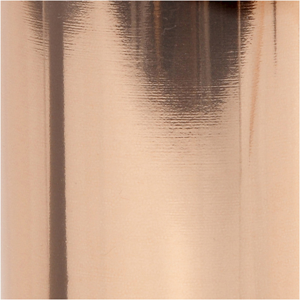 Deco folie, B: 15,5 cm, dikte 0,02 mm, roze goud, 50 cm/ 1 rol [HOB-283562]