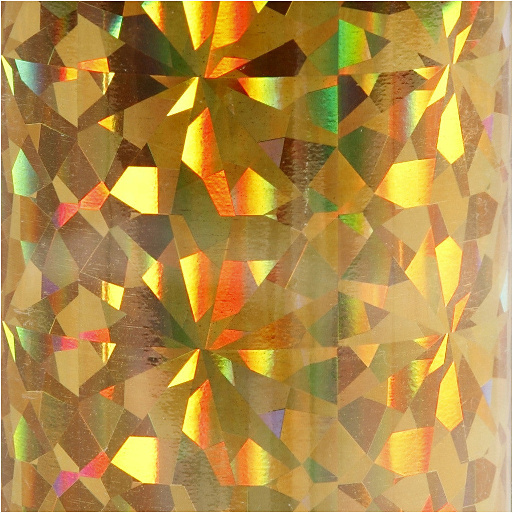 Deco folie, B: 15,5 cm, dikte 0,02 mm, goud, 50 cm/ 1 rol [HOB-283568]