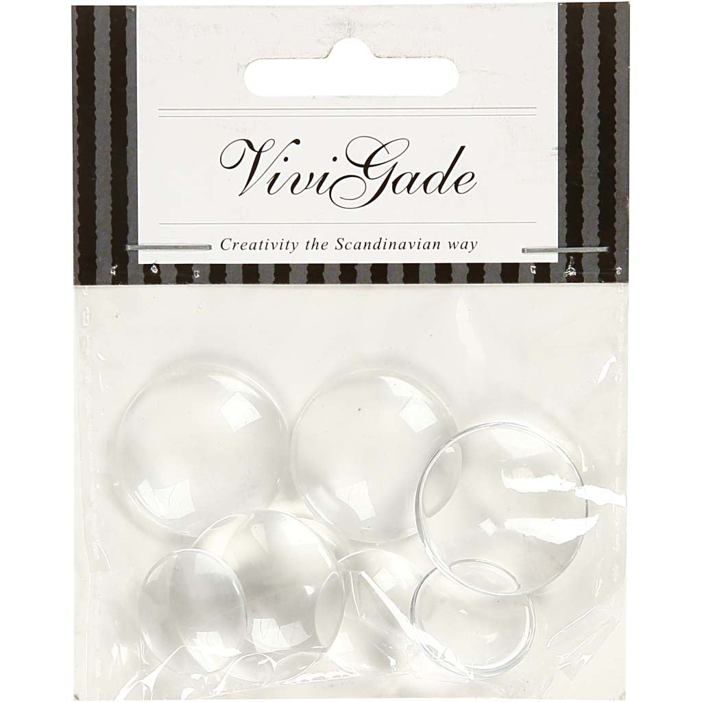 Cabochons, d 18+25 mm, 8 stuk/ 1 doos [HOB-28394]