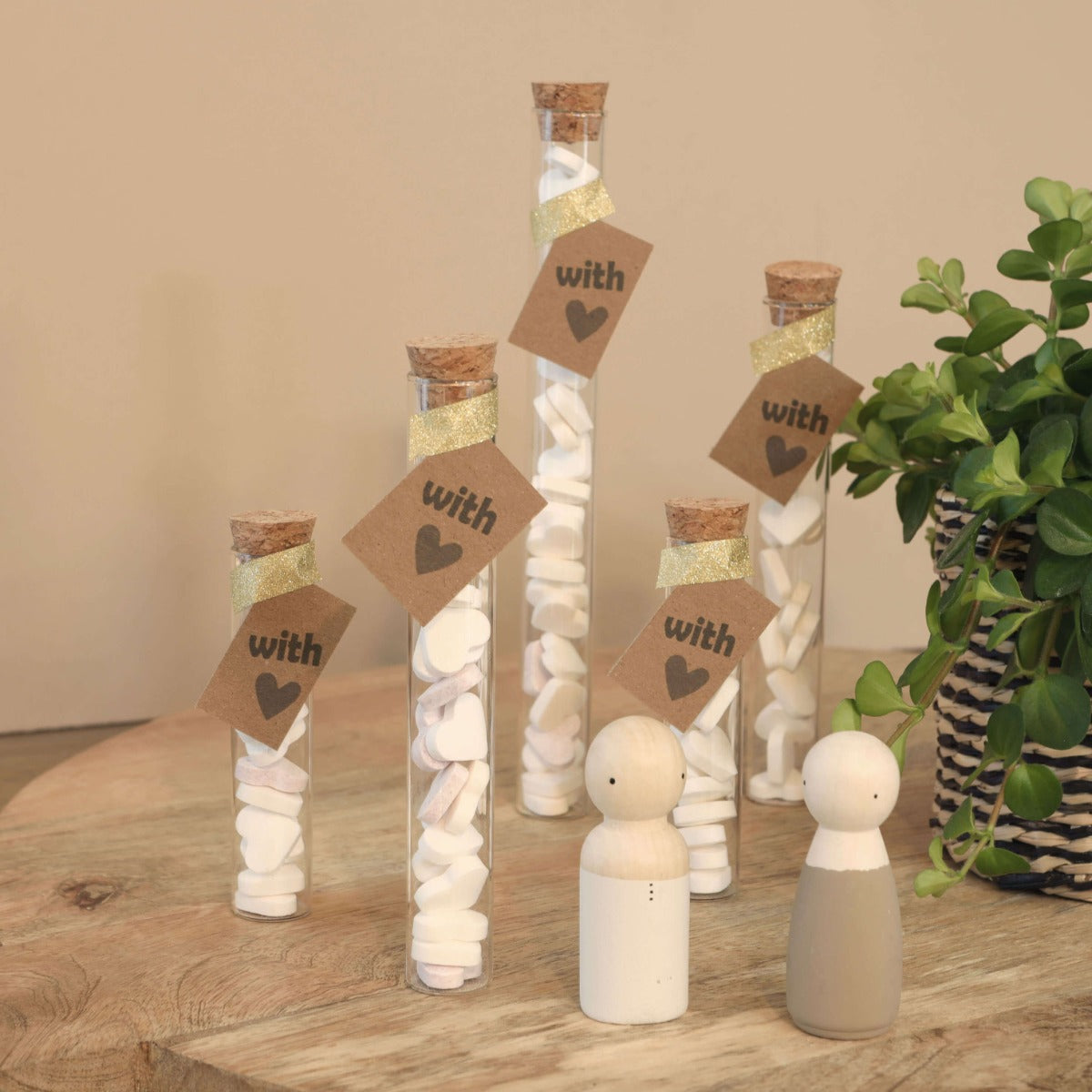 Glazen buis Ø2cm en 19cm hoog (12 st.) [IFS-29108]