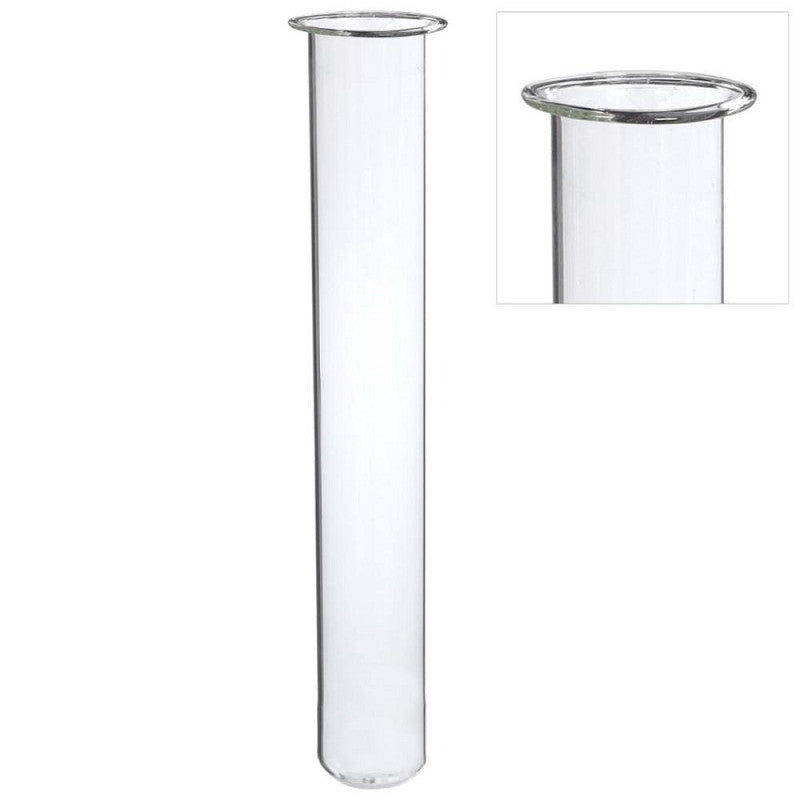 Glazen reageerbuis Ø3 h.28cm met ring Ø4 cm (6 stuks) [IFS-29206]