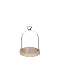 Bell Jar Heart Wood Base