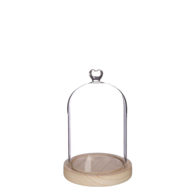 Stolp met houten basis Ø12 h.18,5 cm (1 stuk) [IFS-29363]
