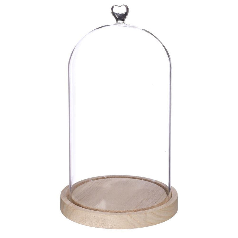 Stolp met houten basis Ø17 h.30 cm (1 stuk) [IFS-29365]