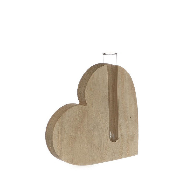 Houten hart met reageerbuisje 14x 2,8 h.13 (6 stuks) [IFS-29642]