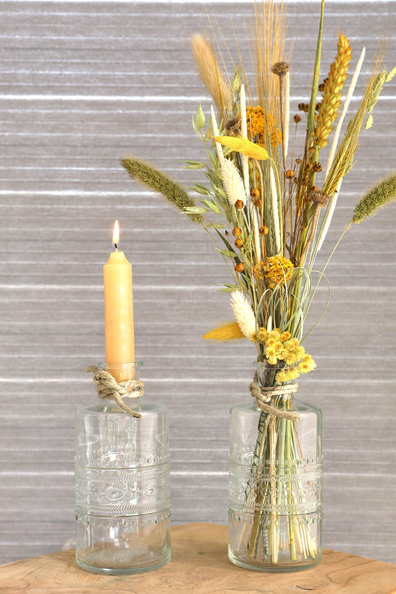 Bloemenvaasje Porto Ø7,5cm en 14,5cm hoog Helder (12 st.) [IFS-29740]