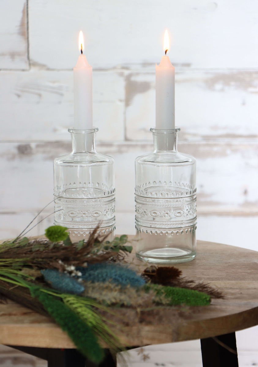 Bloemenvaasje Porto Ø7,5cm en 14,5cm hoog Helder (12 st.) [IFS-29740]