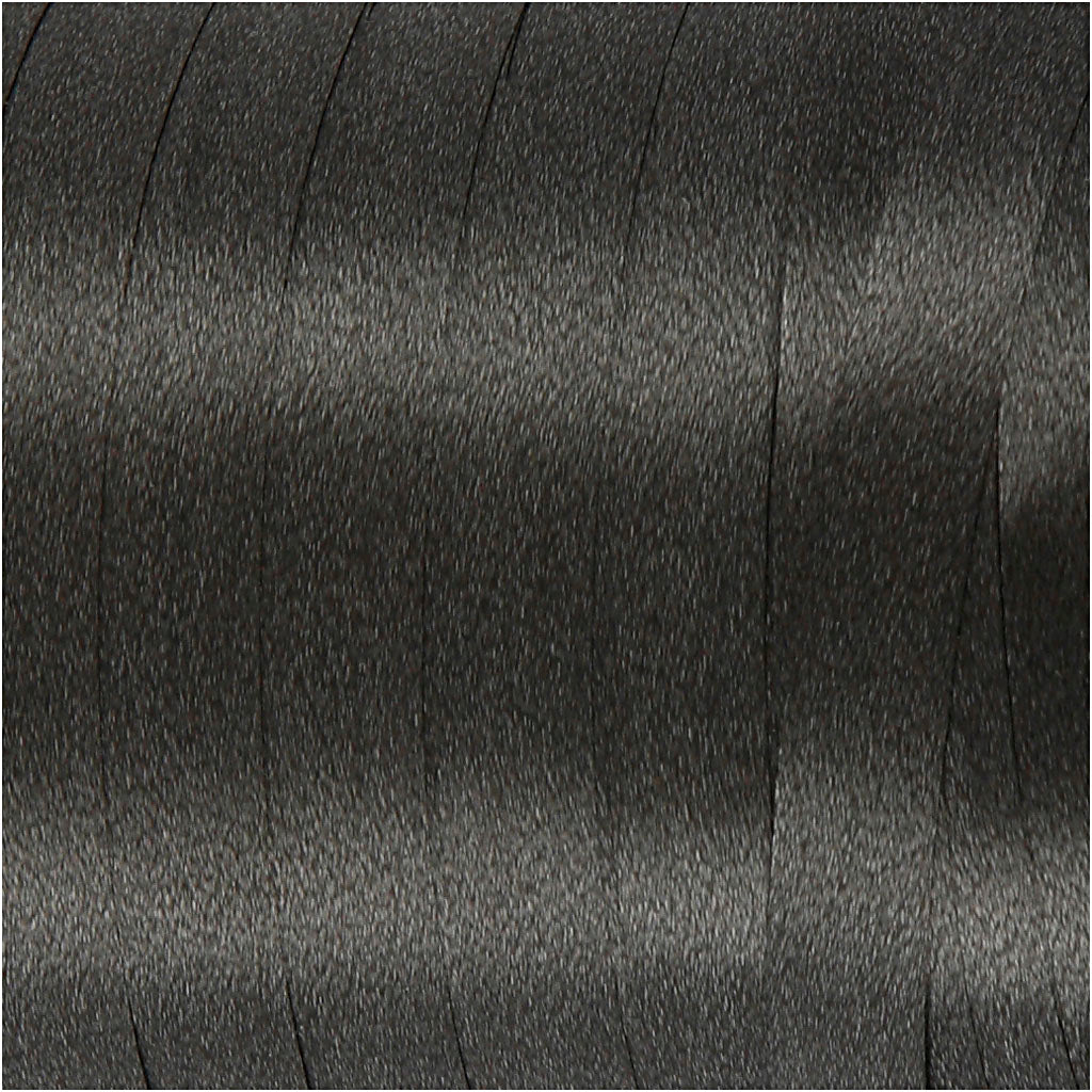 Cadeaulint, B: 10 mm, glossy, zwart, 250 m/ 1 rol [HOB-20213]