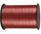 Cadeaulint, B: 10 mm, glossy, robijnrood, 250 m/ 1 rol [HOB-20216]