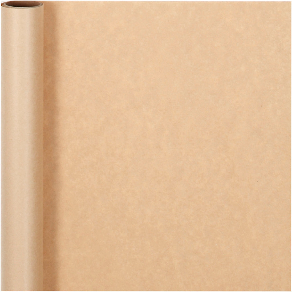Cadeaupapier, B: 50 cm, 60 gr, beige, 5 m/ 1 rol [HOB-20264]