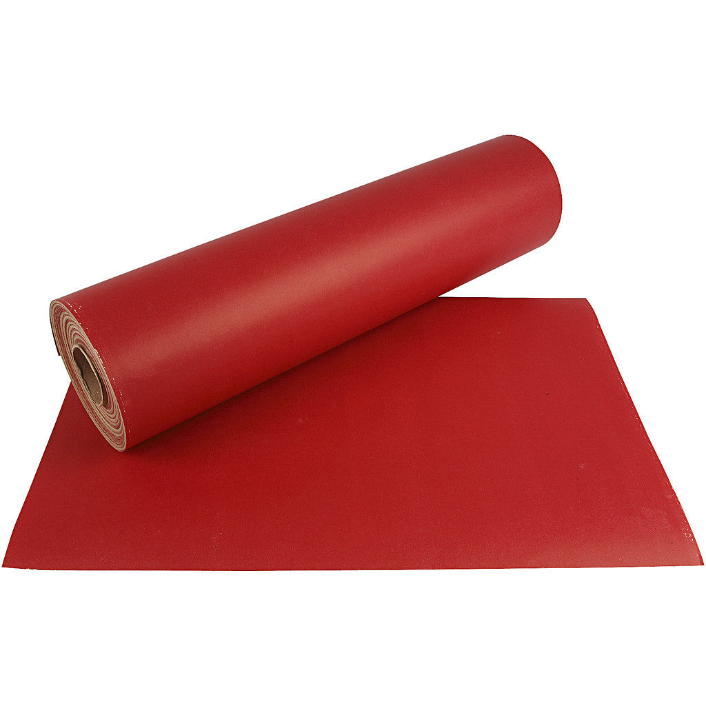 Cadeaupapier, B: 50 cm, 60 gr, rood, 100 m/ 1 rol [HOB-20281]