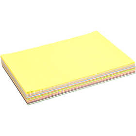 Creatief Papier, A4, vel 210x297 mm, 80 gr, diverse kleuren, 280 div vellen/ 1 doos [HOB-20400]