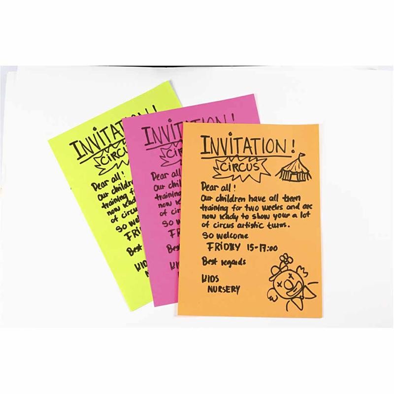 Creatief Papier, A4, vel 210x297 mm, 80 gr, diverse kleuren, 280 div vellen/ 1 doos [HOB-20400]