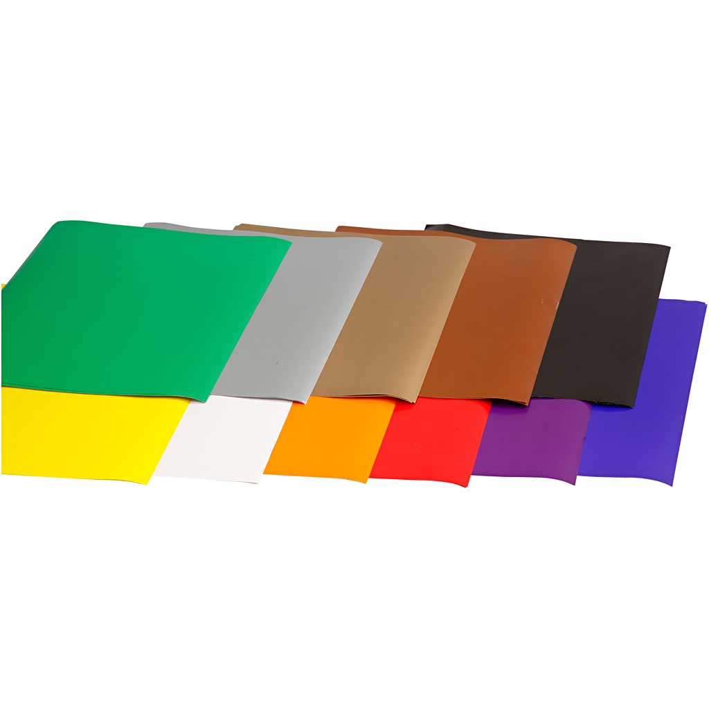 Glanspapier, vel 32x48 cm, 80 gr, diverse kleuren, 11x25 vel/ 1 doos [HOB-20852]