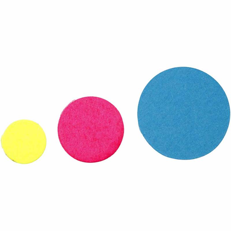 Karton Mozaiek, rond, d 10+15+20 mm, 180 gr/ 1 doos [HOB-21009]