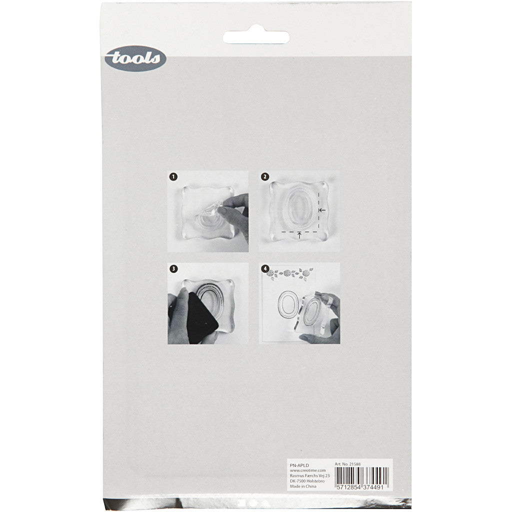 Stempelblok, afm 16x12 cm, dikte 1 cm, 1 stuk [HOB-21588]