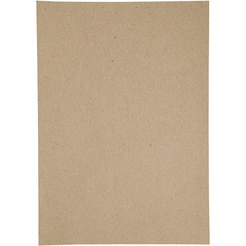 Karton, A4, vel 210x297 mm, 220 gr, naturel, 10 stuk/ 1 doos [HOB-219016]