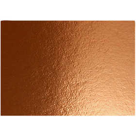 Metallic Foliekarton, A4, vel 210x297 mm, 280 gr, koper, 10 vel/ 1 doos [HOB-220800]