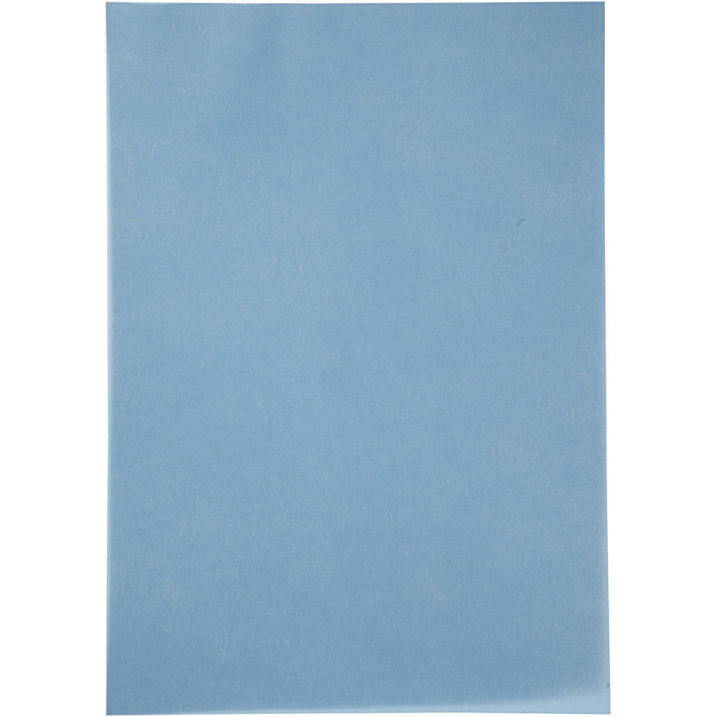 Vellumpapier, A4, vel 210x297 mm, 100 gr, blauw, 10 vel/ 1 doos [HOB-224814]