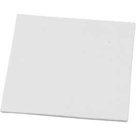 Canvas Paneel, afm 12,4x12,4 cm, 280 gr, wit, 1stuk/ 1 stuk [HOB-225010]
