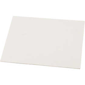 Canvas Paneel, A4, afm 21x29,7 cm, dikte 3 mm, 280 gr, wit, 1 stuk [HOB-225140]