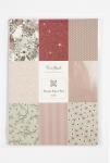 Design papierblok, afm 21x30 cm, 120+128 gr, beige, bruin, roze, wit, 24 vel/ 1 doos [HOB-22535]
