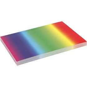 Regenboogpapier, A4, vel 210x297 mm, 180 gr, 100 vel/ 1 doos [HOB-22983]
